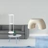 Acrylic Side Table for Small Spaces with Easy Assembly And Anti Slip Foot Stool Ottoman Office