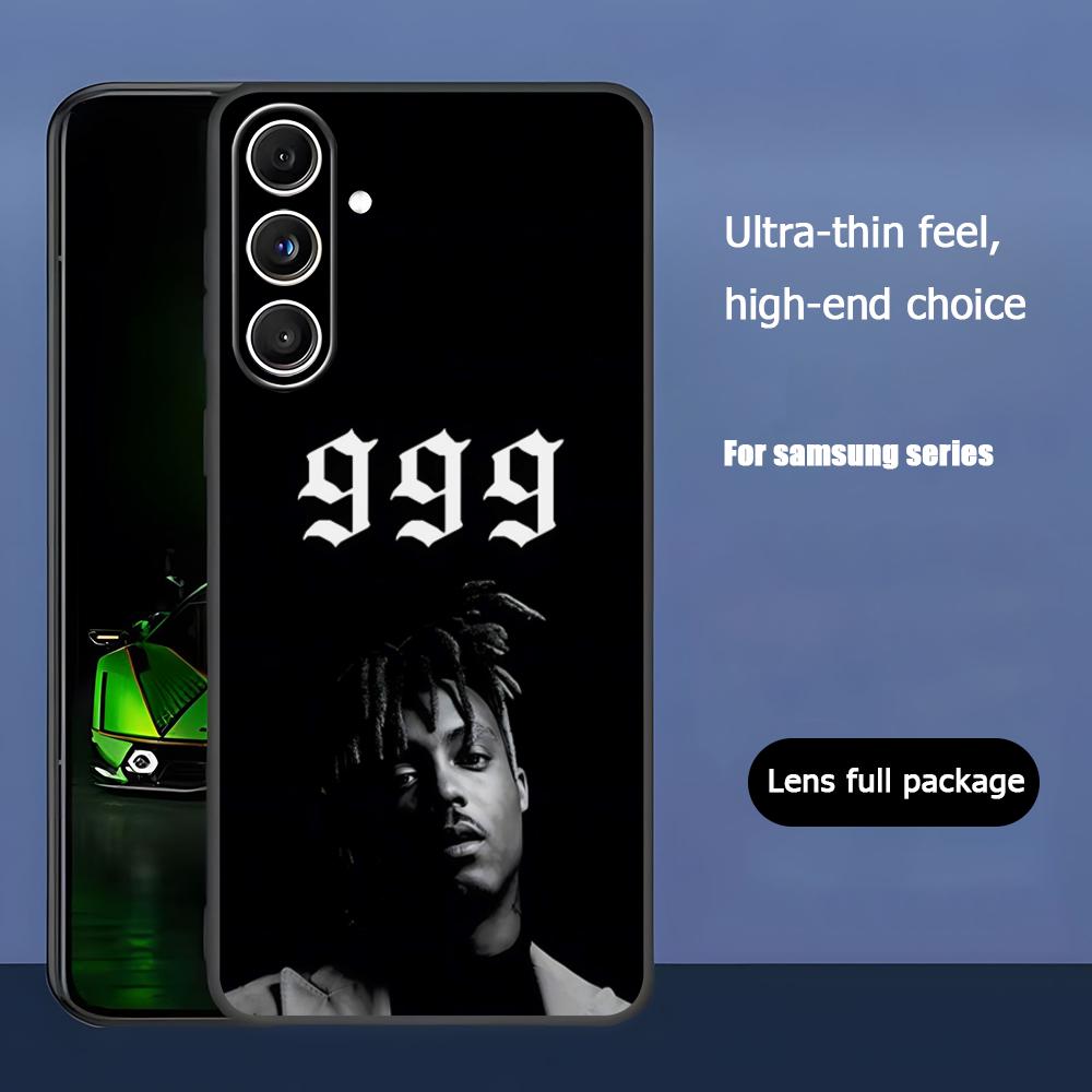 Custodia per Telefono Popolare Album Juice WRLD Per Samsung Galaxy S25 S24 S23 S22 S21 S20 Plus Ultra Note20 Morbida Nera