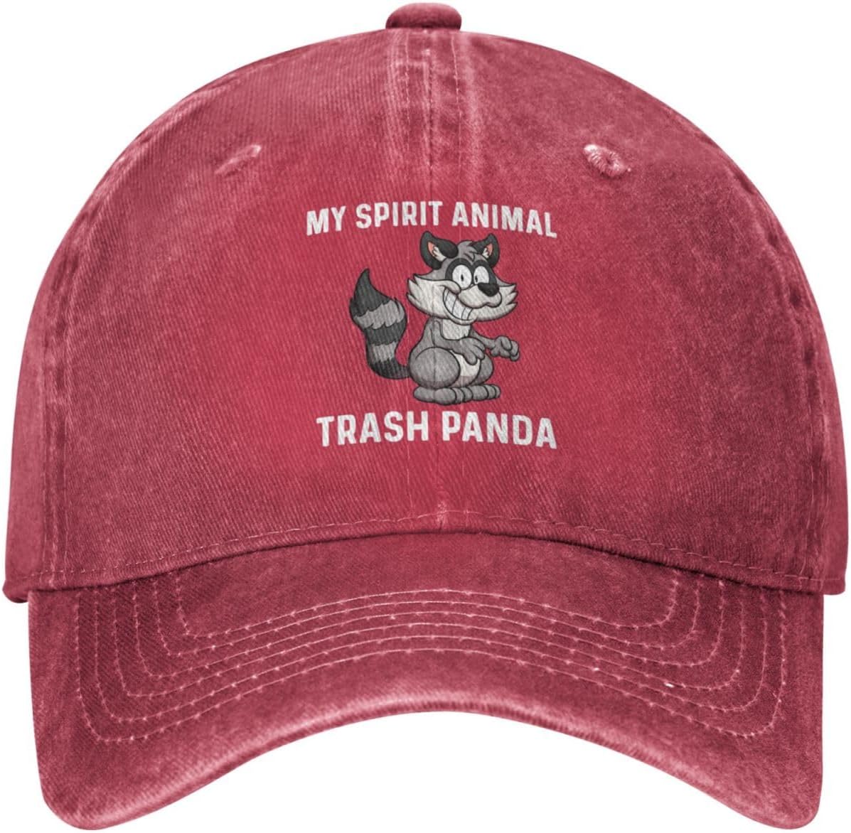Мои Духовные животные Trash Panda Hat Женские бейсболки Милые кепки Adjustable
