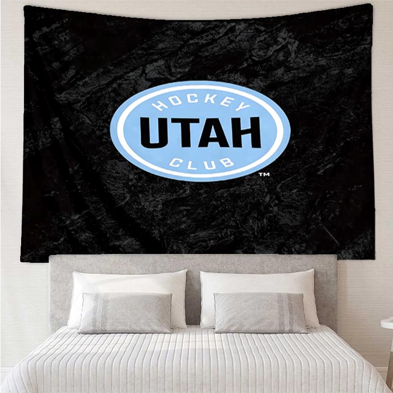 Utah Print Tapestry, Backdrop, Easy Setup, Ideal for Bedroom, Office & Living Room, with Aesthetic Wall Hanging Decor.