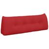 Back Cushion Red 140 X 24 X 50 Cm Fabric