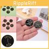 Creative Geometric Black Round Alloy Brooch For Jackets And Apparel Stylish Fashion Accessory