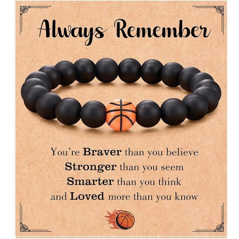 

8 мм регби футбол волейбол серия цепочка для рук матовый камень плетение браслет украшения подарок 8MM Beads