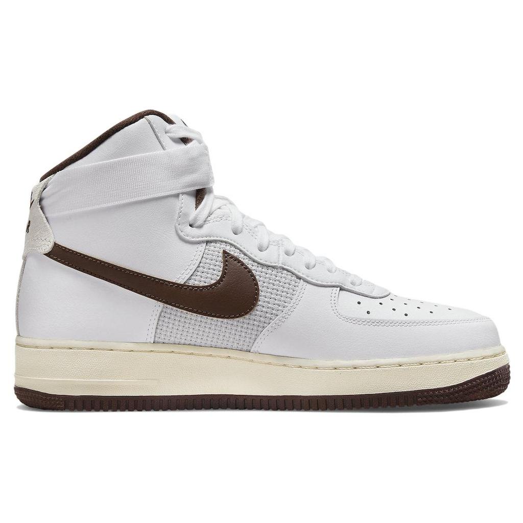 New Nike Air Force 1 High '07 Vintage White Light Chocolate DM0209-101