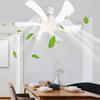 E27 Base 40W LED Ceiling Fan Light 3 Adjustable Lighting Modes Remote Control High Wind Power Electric Fan Light for Living Room