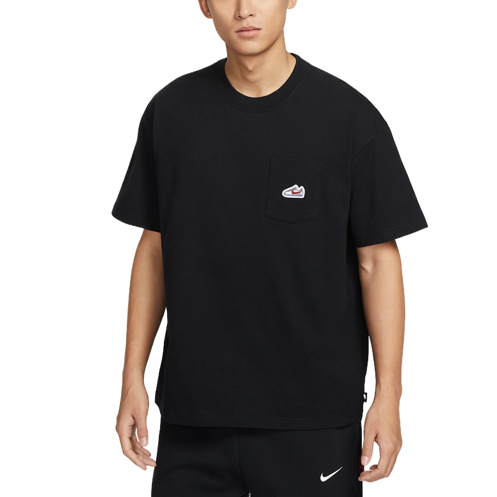 

Nike Sportswear Comfortable Fashion Versatile Short Sleeve T-Shirt Men Tops Black IB1383010 XL