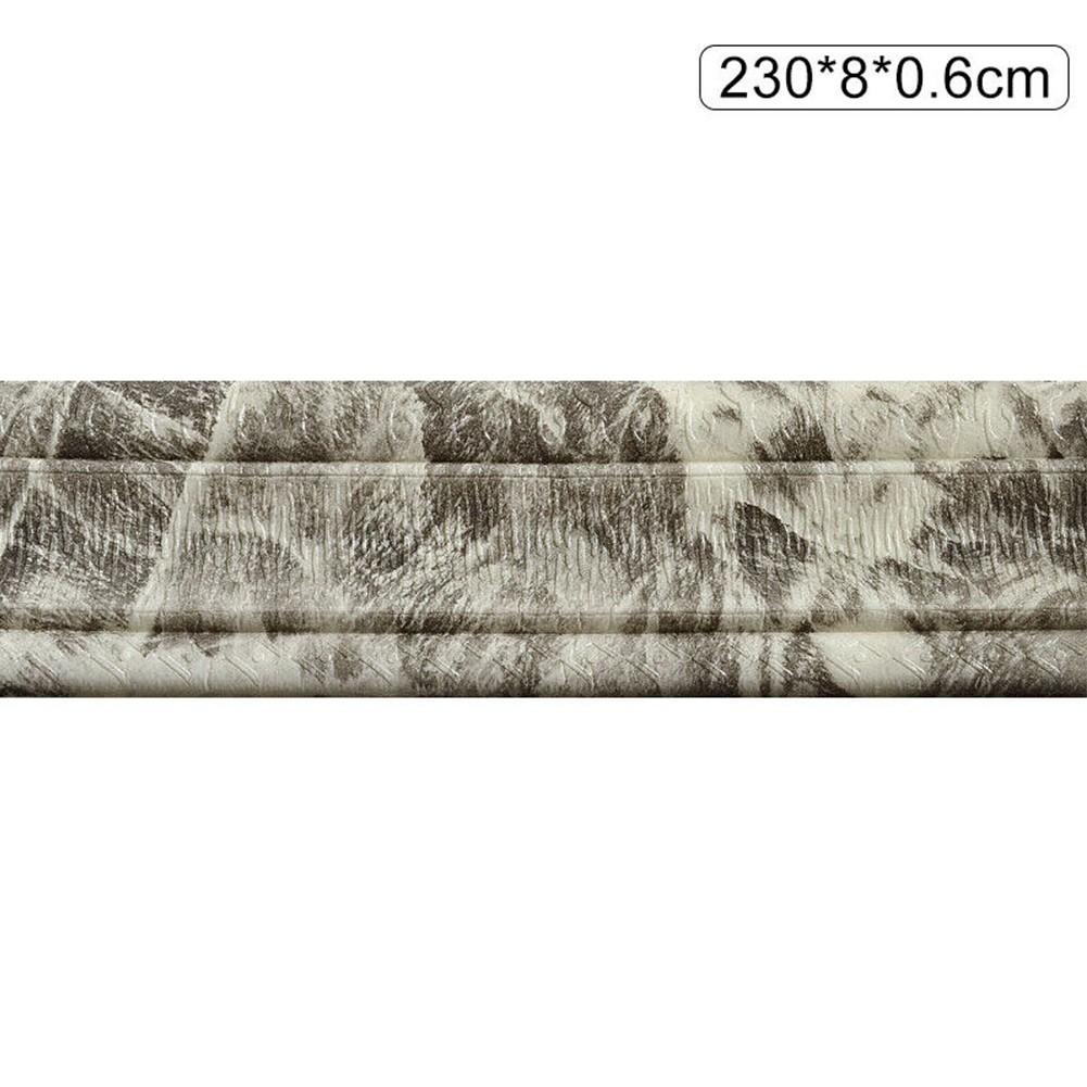 1pcs Trim 3D Tiles DIY Sticker Skirting Sticker Border