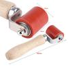 40mm Silikon Naht Handnaht Presser Hitzebeständig für Heißluft PVC Park Installation Abflachung Gummi-Drücker Rote Rolle, Rolle, (260°C),