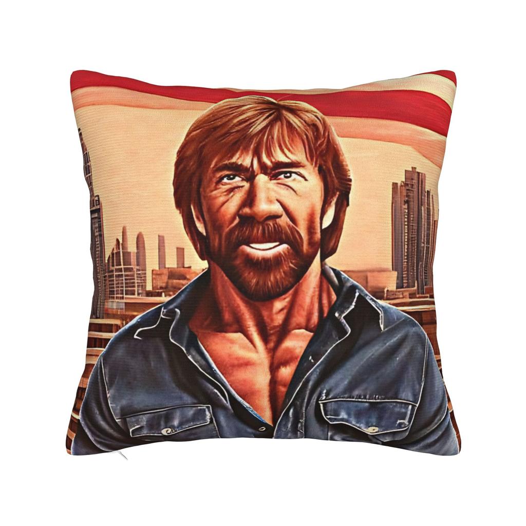 Pillow Case Chuck Norris 1940- Custom Pillow Cover For Sofa Couch Bed Living Room Morden Pillowcases