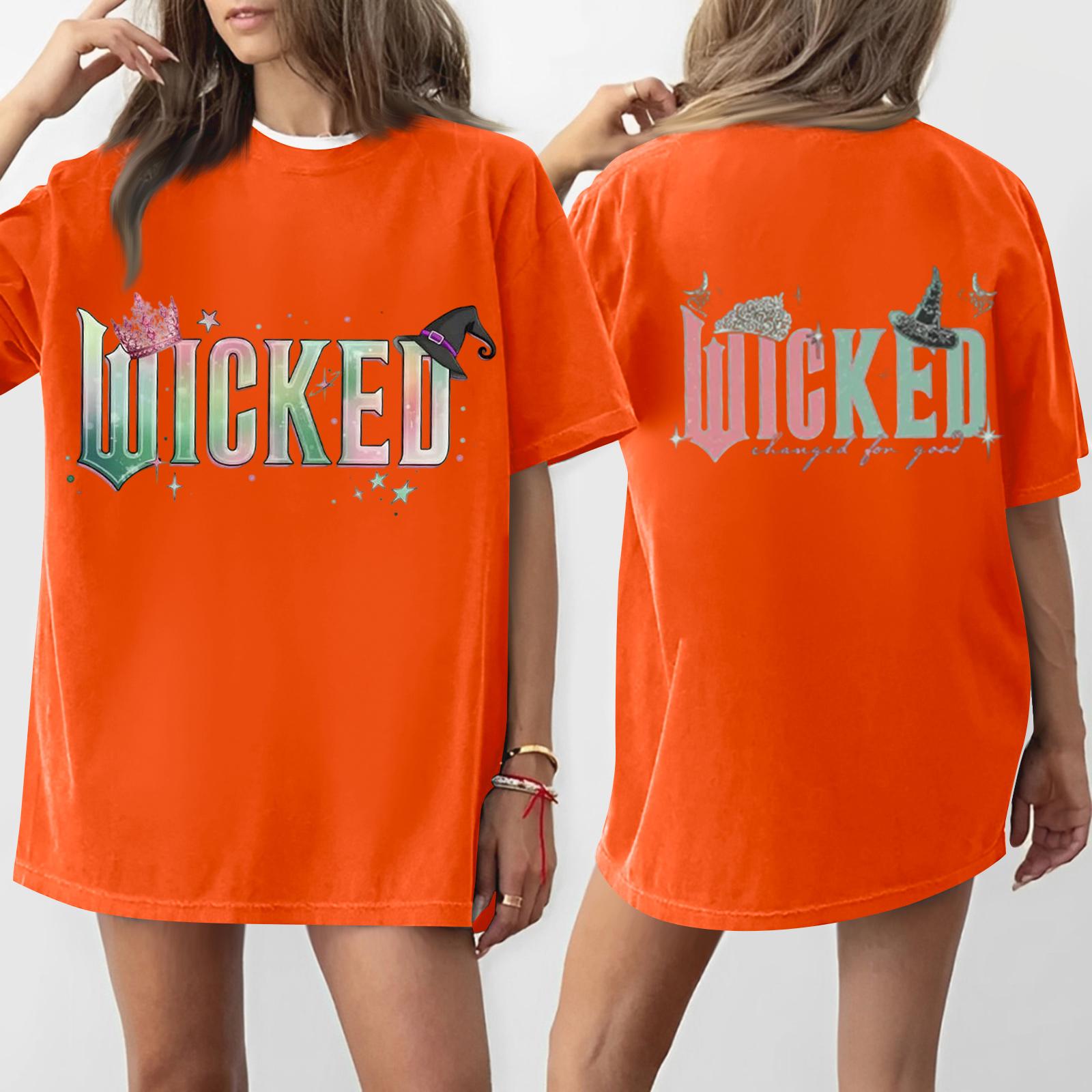 

Women s Casual Fashion Round Neck Printed Short Sleeve T-Shirt Top XXXXXL оранжевый