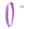 1.5cm Solid Headbands Satin Headband DIY Crafts Hairband Colorful Head Bands for Girls Women Thin Elastic Hair Hoop Accessories