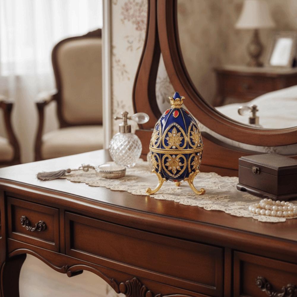 European Style Easter Egg Ornament Zinc Zinc Zinc Alloy Jewelry Organizer Earring