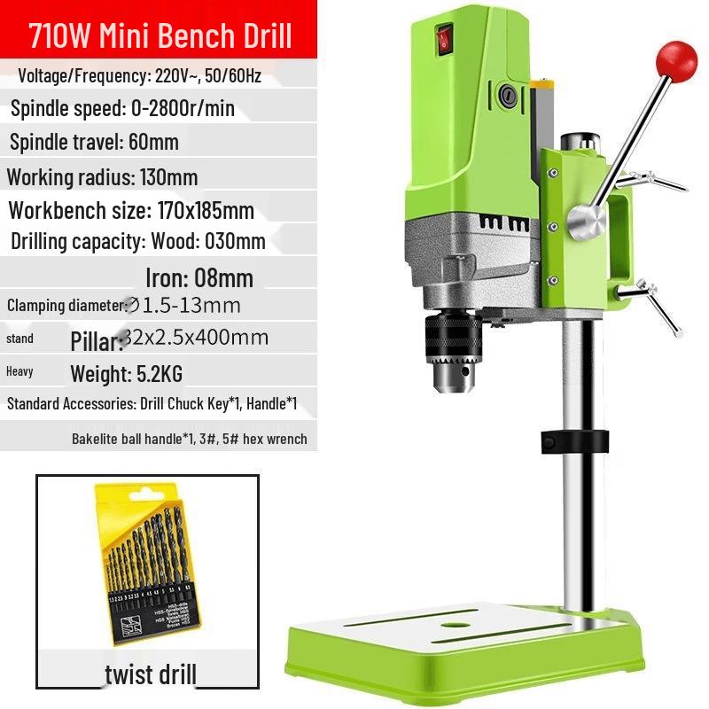 Jiashuer Mini Bench Drill Press & Milling Machine CN Plug (adapter Included)
