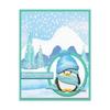 Carbon Steel Christmas Penguin Die Cut for Handmade Paper Art and Embossing