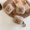 Plush Bear Earphone Cover for Apple AirPods 1 Cartoon Protective Case 1st Generation Pro1 Star Bell Pendant