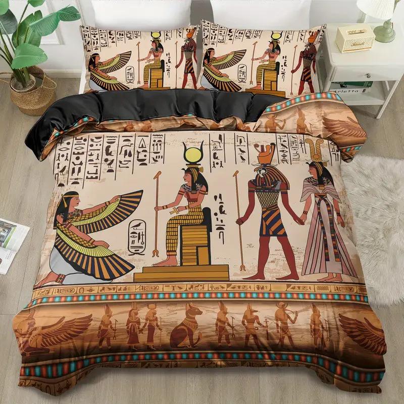 

Древнее покрывало трехпредметное комплект пододеяльника с цифровой печатью высокой четкости постельное белье AU Single 145*210