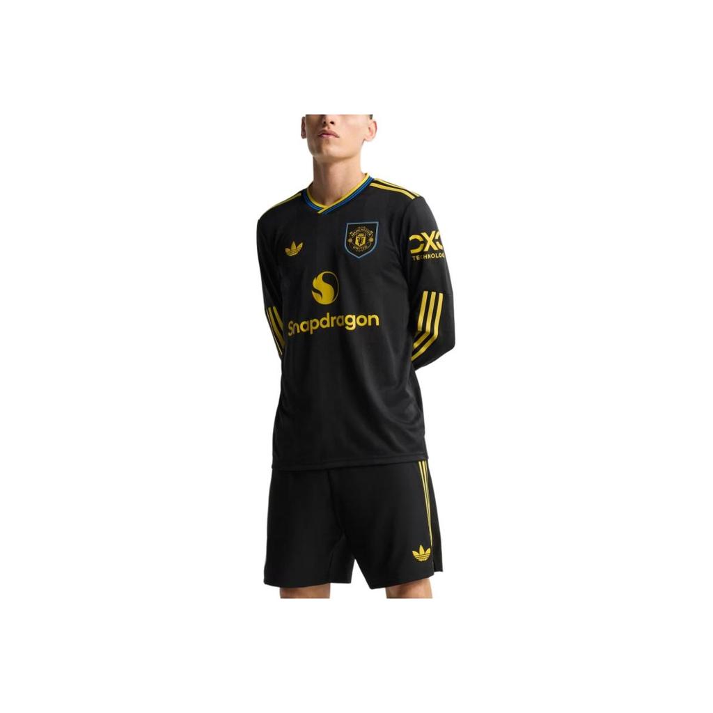Adidas Originals Fashion Comfortable Versatile Slim Fit Long Sleeve Football Shirt Men Tops JP3040