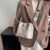 Schulter-Crossbody-Taschen im Vintage-Stil für Damen, einfarbig, große Kapazität, Eimertasche, luxuriöse Designer-Geldbörsen und Handtasche