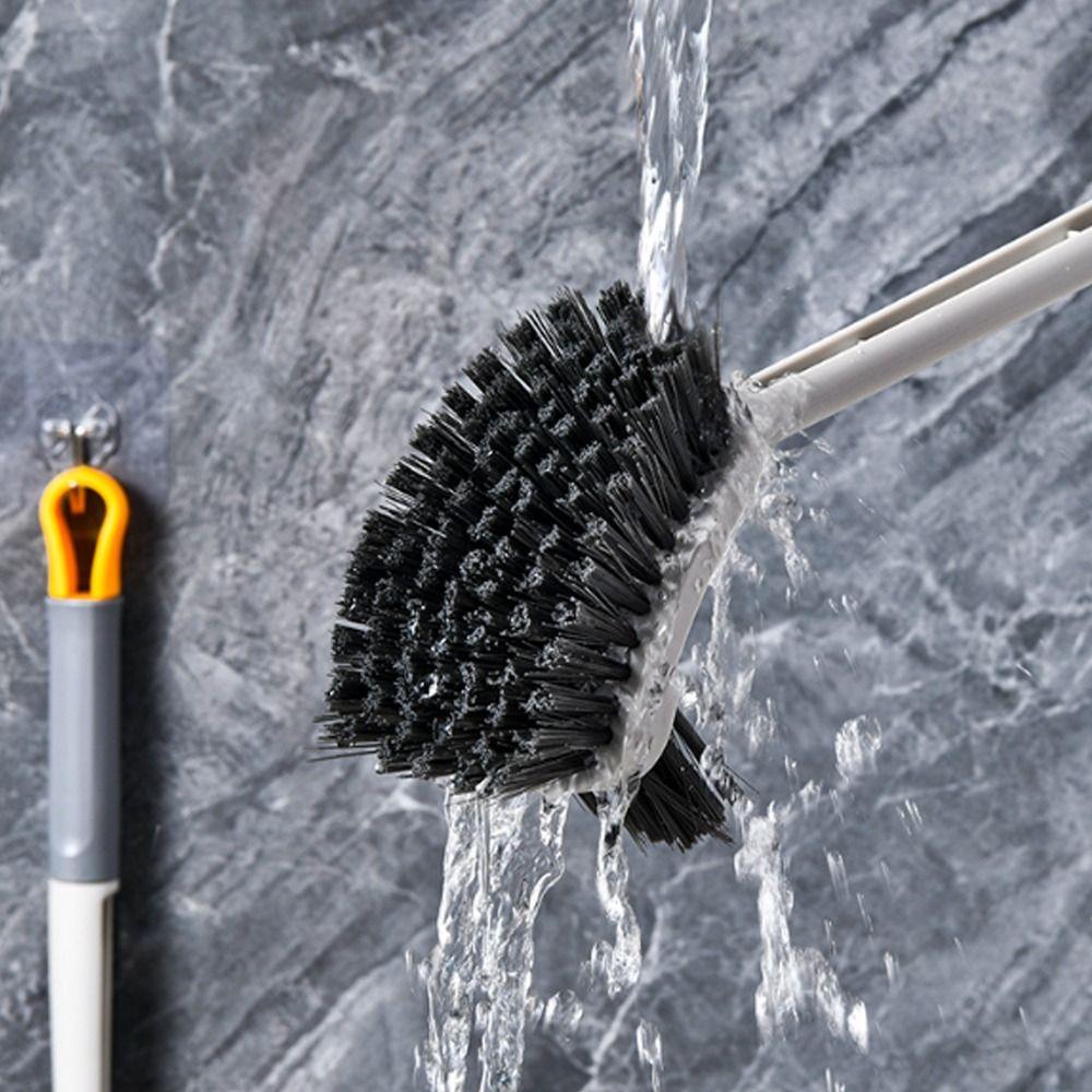 Long Handle Double Head Toilet Brush Plastic Cleaning Brush Closestool Brush  Household