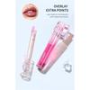 QIBEST Wässriger Lipgloss, Spiegelglas-Lippenglasur, feuchtigkeitsspendend, nährend, wässriger Lipgloss, lichtecht, transparenter Lipgloss