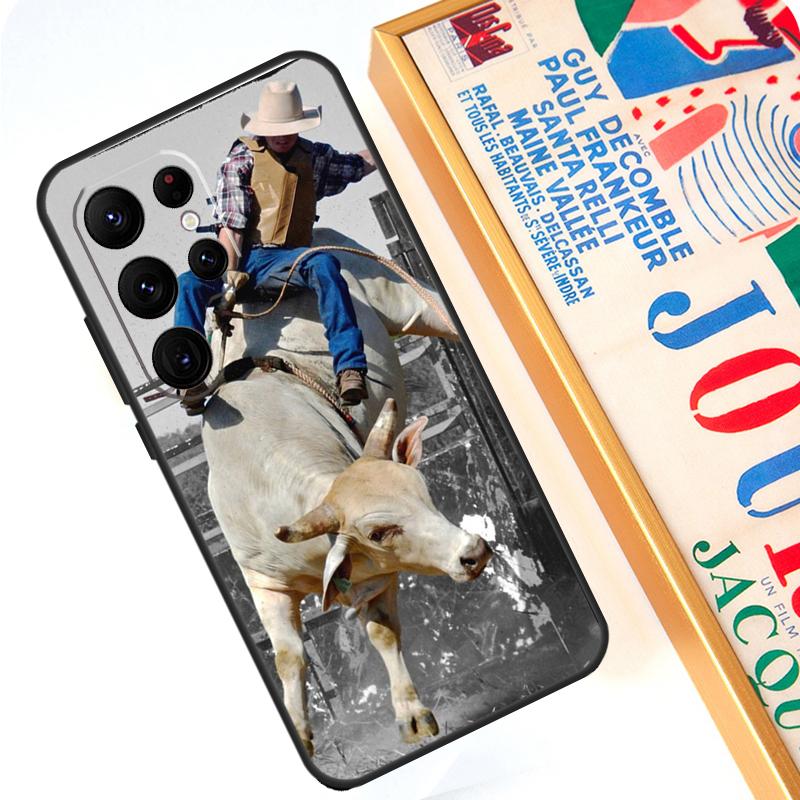 Bullfight Bull Fighter Case For Samsung Galaxy S24 S23 Ultra S22 Note 20 Note 10 Plus S8 S9 S10 S21 S20 FE Cover