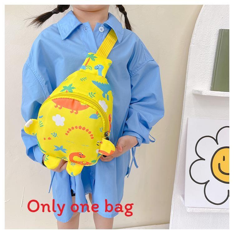 Dinosaur Cartoon Jurassic Kids Chest Bag With Oxford Material Casual Gift Girl