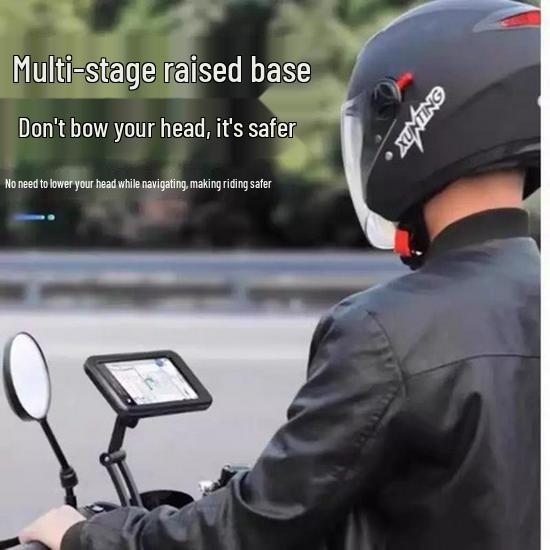 Shockproof and Waterproof Phone Holder for Electric Motorcycle and Bicycle Handlebar