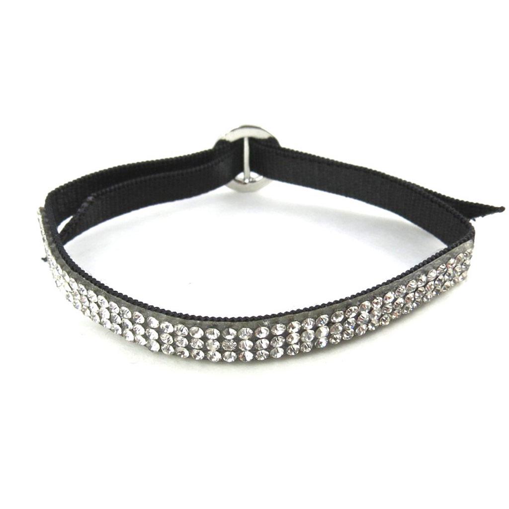 Les Trésors De Lily [N1158] - Designer Bracelet 'Sissi' White Black