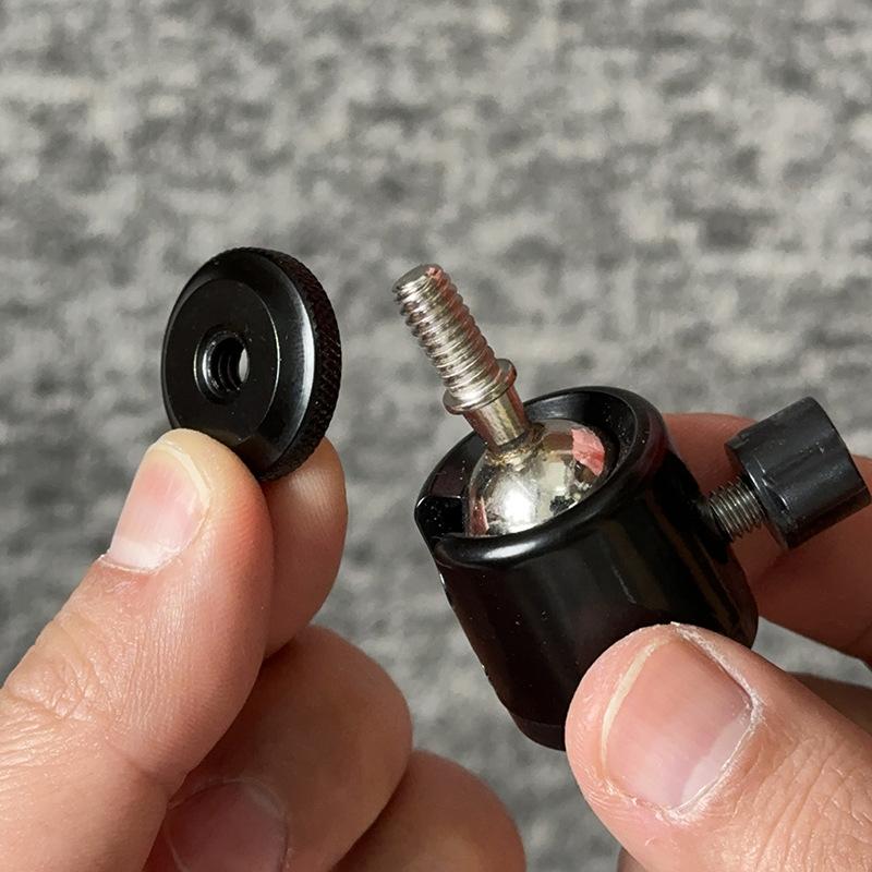 5 Pack Thumb Nuts 1/4-20 Female Screw Knob Knurled Wheel Lock Nut Mount Adapter Spacer for Flash Stand Tripod Camera Rig DSLR