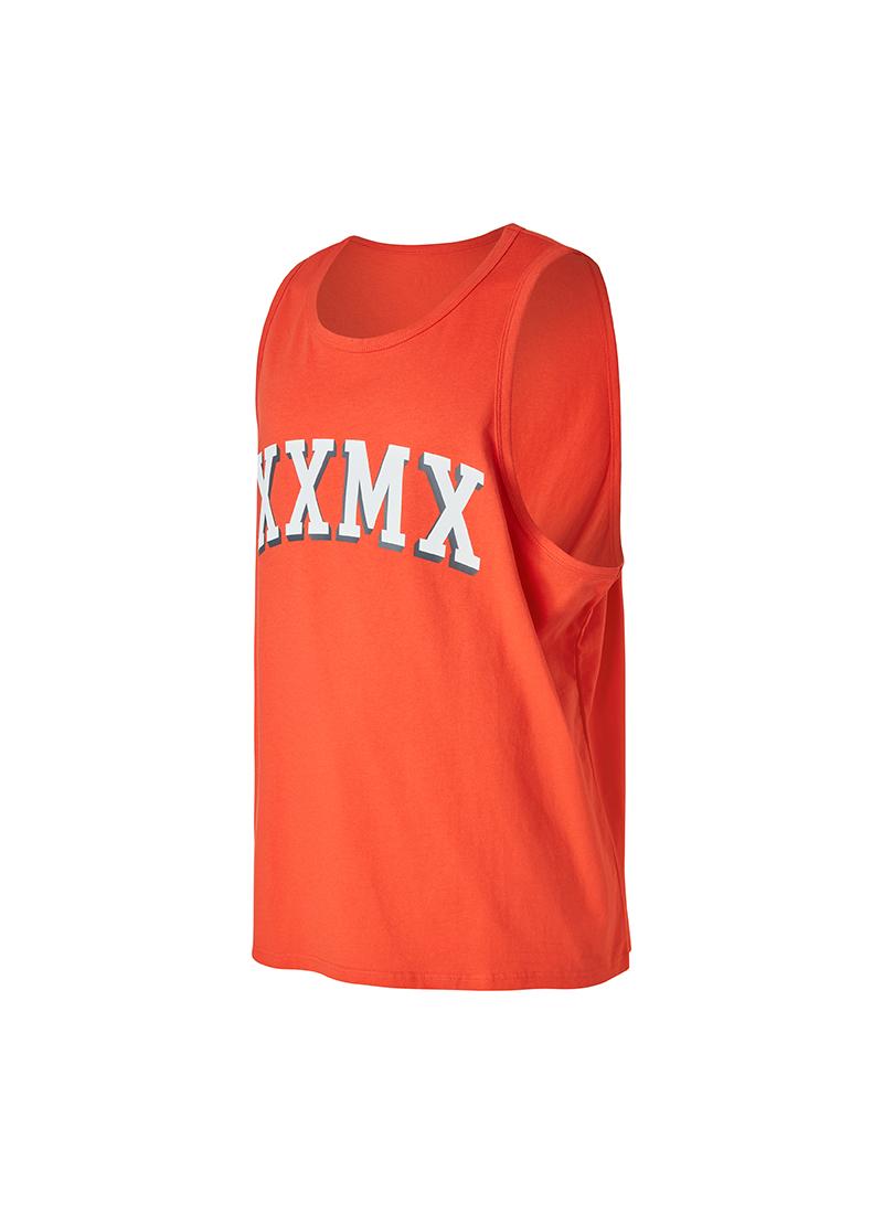 Xexymix Pure Cotton Arch Logo Sleeveless Volume Orange Volume Orange/L