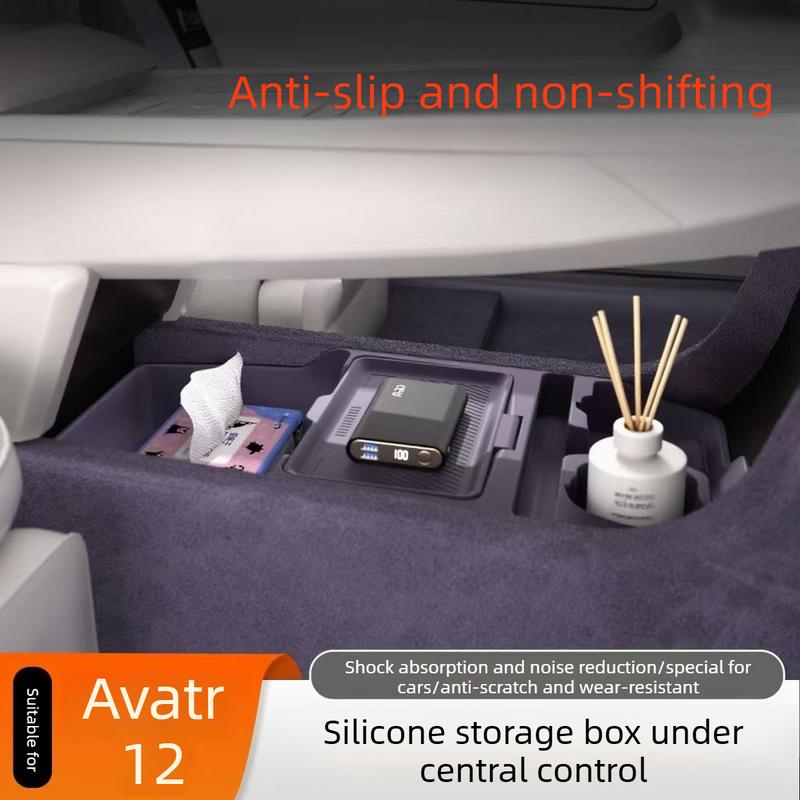 Suitable for Avatr 12 2024-2026 Dedicated Central Control Lower Storage Box Storage Box Car Supplies Modification Accessories