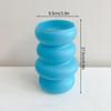 Vintage Glass Vase Chinese Style Hydroponic Flower Vase Caterpillar Shaped Creative Home Decor Living Room Ornaments Handicrafts