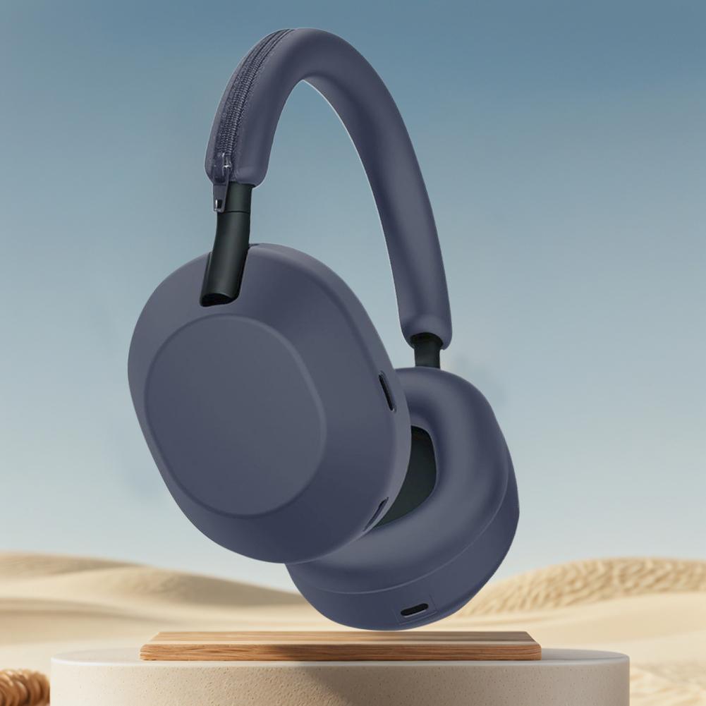 3 Stück Ersatz-Ohrpolster Verschleißfest Silikon Headset Schutzhülle Kopfbügel/Ohrmuschelhülle/Schale für Sony WH-1000XM6 Headset