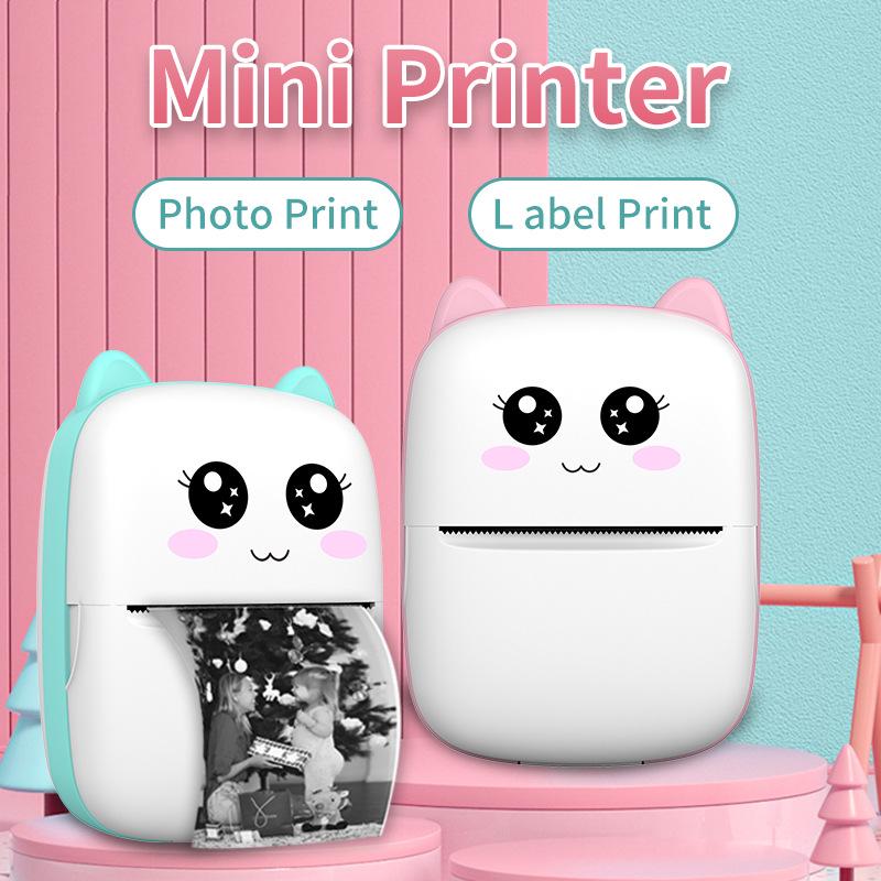Bluetooth Mini Pocket Label Maker - Portable Thermal Printer for Photos and Labels