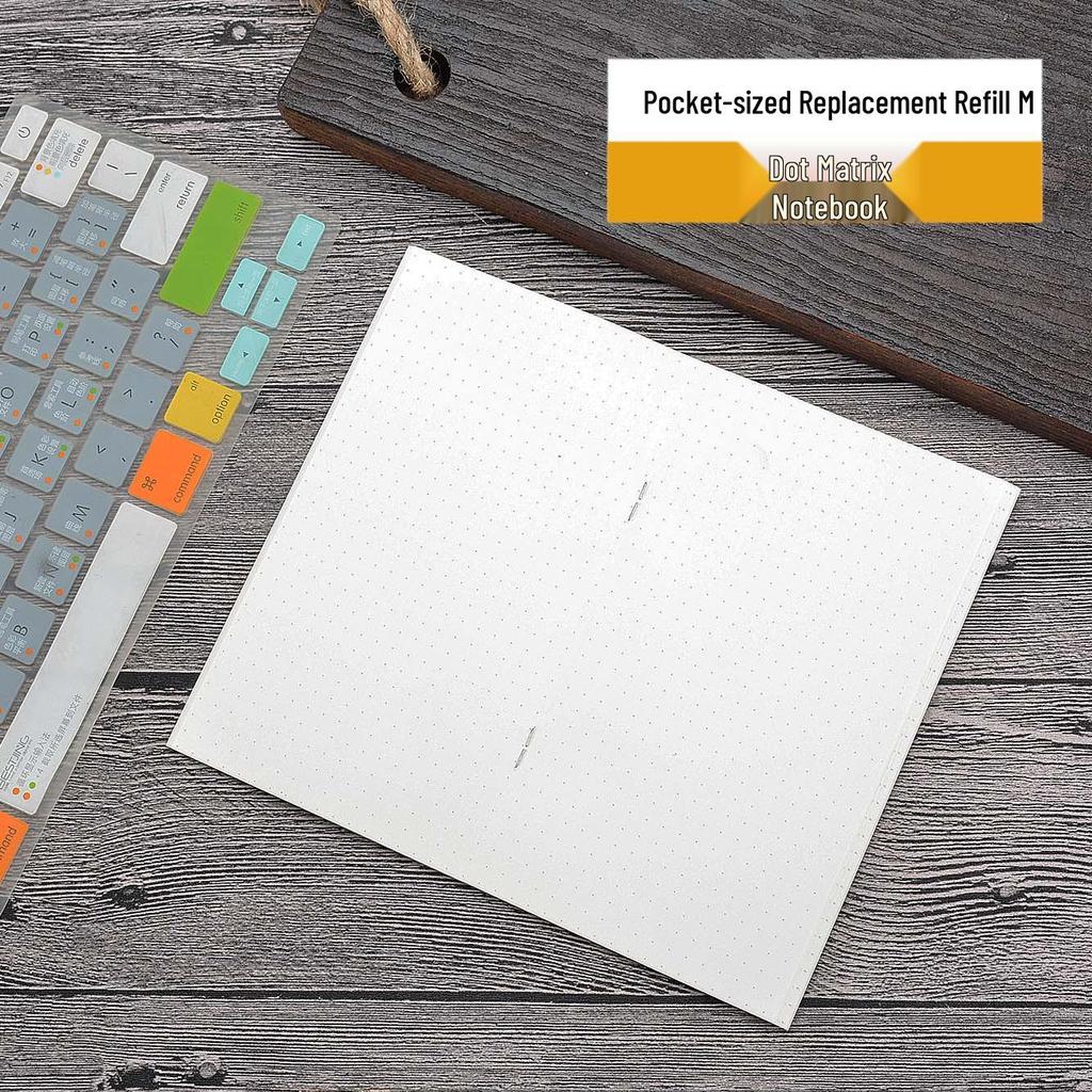 A5 Travel Planner Refill: Dot Grid Passport-Size Monthly Notebook Pages