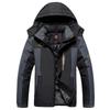 Men's Plus Size Winter Waterproof Windproof Mountaineering Jacket with Velvet Lining