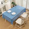 Nordic Checkered Waterproof PEVA Tablecloth - Oil-Proof, Wash-Free, Modern Picnic & Party Mat