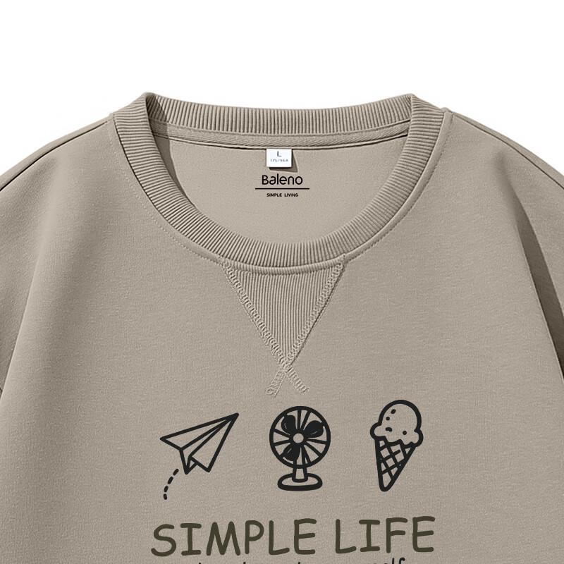 Baleno Men's JPB Simple Summer Print Crewneck Sweatshirt