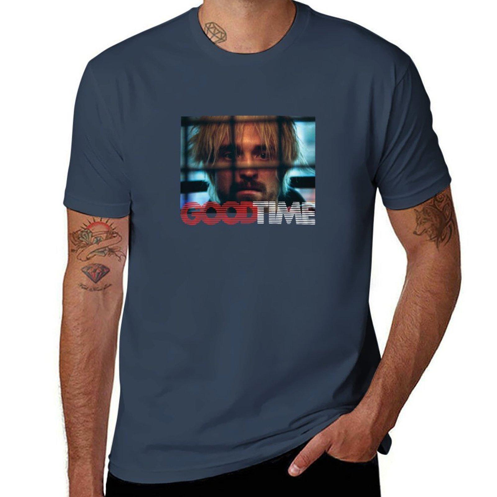 Good Time Robert Pattinson Tshirt Casual Daily Wear Short Sleeve Top S