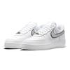 New Nike Air Force 1 Low '07 Essential White Metallic Silver Black Women's DD1523-100
