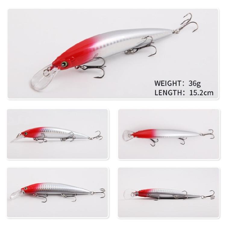 5 Stück Minnow-Köder zum Angeln Schwimmende Hartköder Künstliche Köder Wobbler Crankbait Swimbait Angelzubehör Köder Langlebig