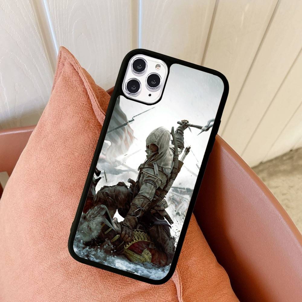 Game A-Assassins C-Creed For IPhone 11 12 13 14 15 16 17 Pro Max Plus TPU+PC Shockproof Back Phone Cases