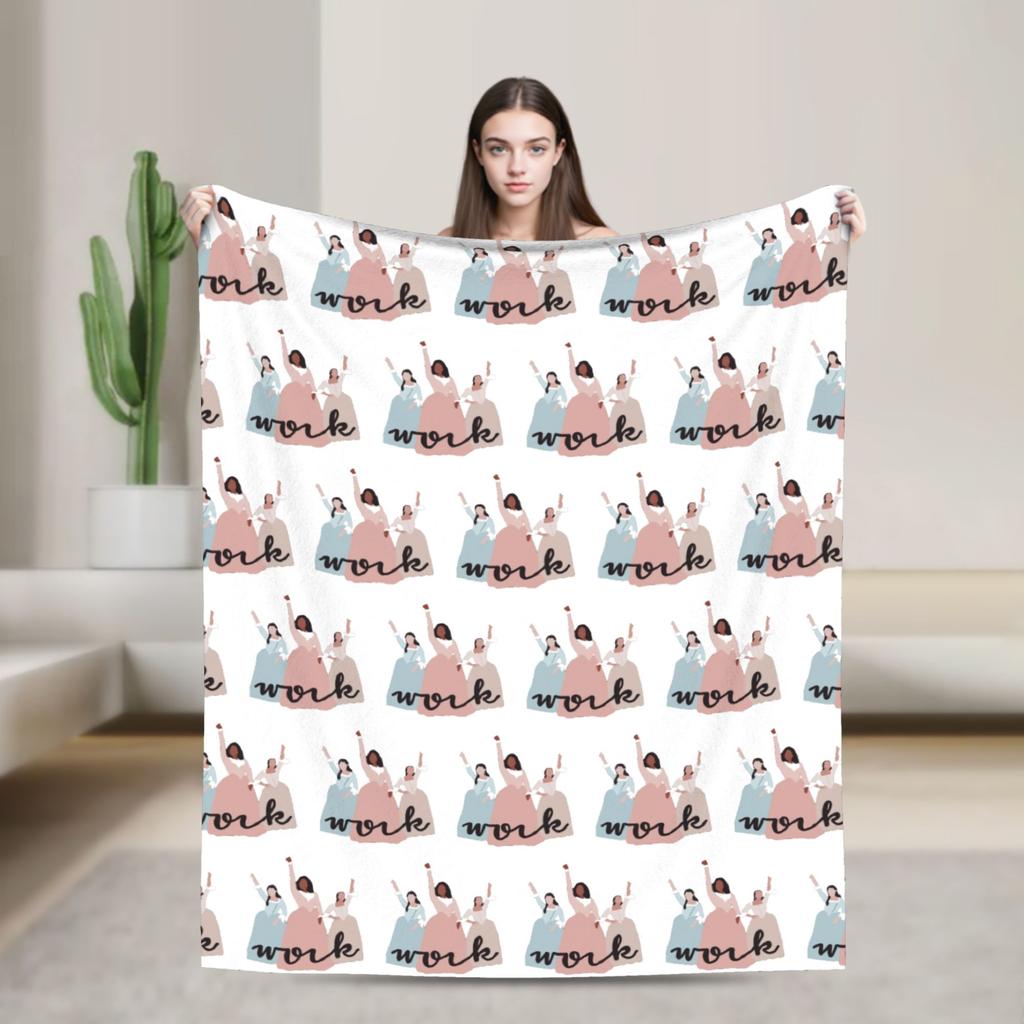 Eliza Angelica und Peggy Hamiltons Decken Flanell Lustig Warm Überwurfdecke für Stuhl Abdeckung Sofa Winter