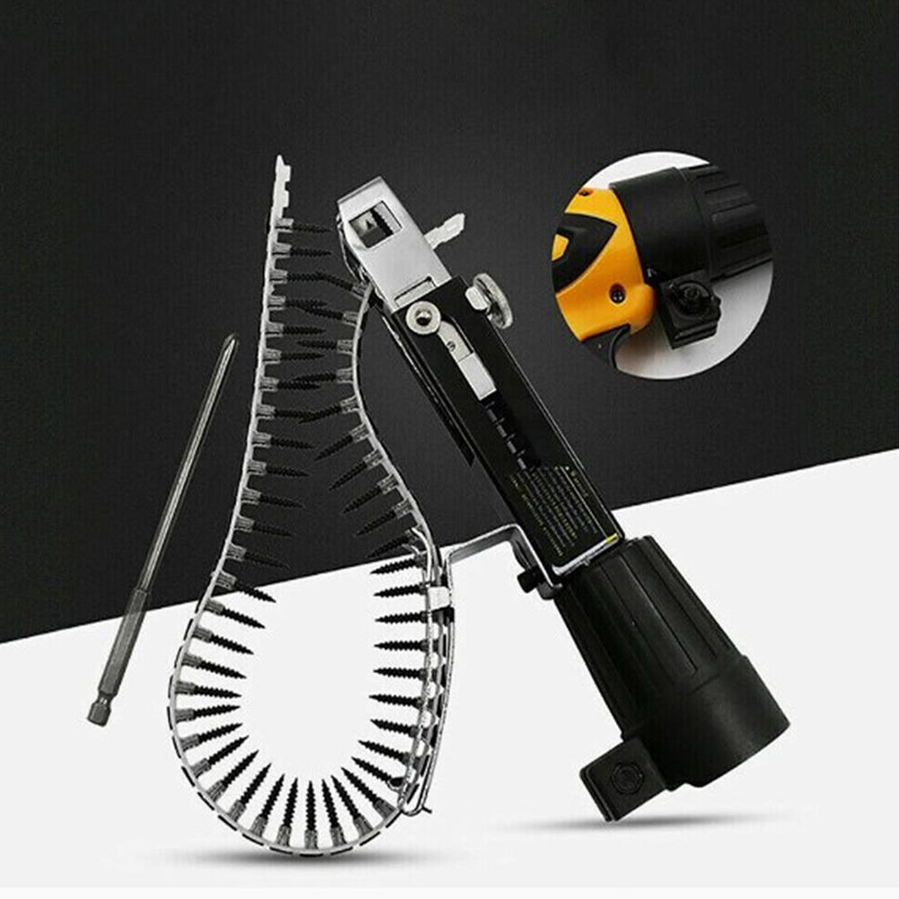 Automatic Chain Screw Nail Gun Adapter For Electric Drill Cordless Power Drill Woodworking Tools Accessories