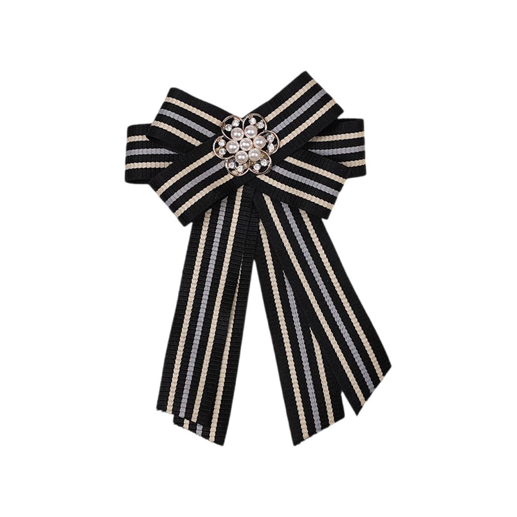 Fashionable Bowknot Enamel Lapel Pin with Dripping Oil Designs Contrast Accessory for Party Supplies Costumes