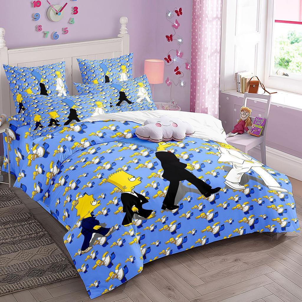 Three-piece Bedding Set 3d Digital Printing Quilt Cover