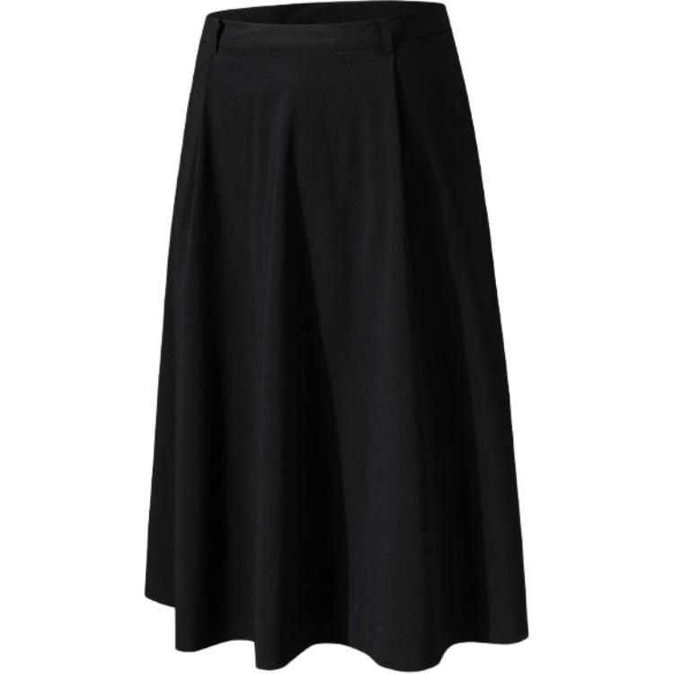 

Anta Champion All-Weather Series Solid Color Simple Quick-Dry Casual Long Skirt Women skirts Basic-Black 162520201-2 M