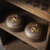 Ceramic Tea Jar with Lid Home Portable Candy Snack Box Multifunctional Ceramic Nuts Coffee Bean Medicinal Material Storage Jar