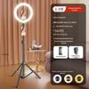 Professional Desktop Ring Light Stand for Streamers - Large Aperture Beauty & Selfie Light