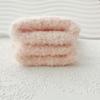 Flower Baby Fluffy Gloves Rabbit Knitted Mittens Winter Cartoon Pattern Gloves  Kids
